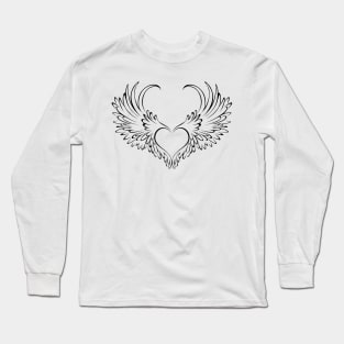 Winged angel heart Long Sleeve T-Shirt